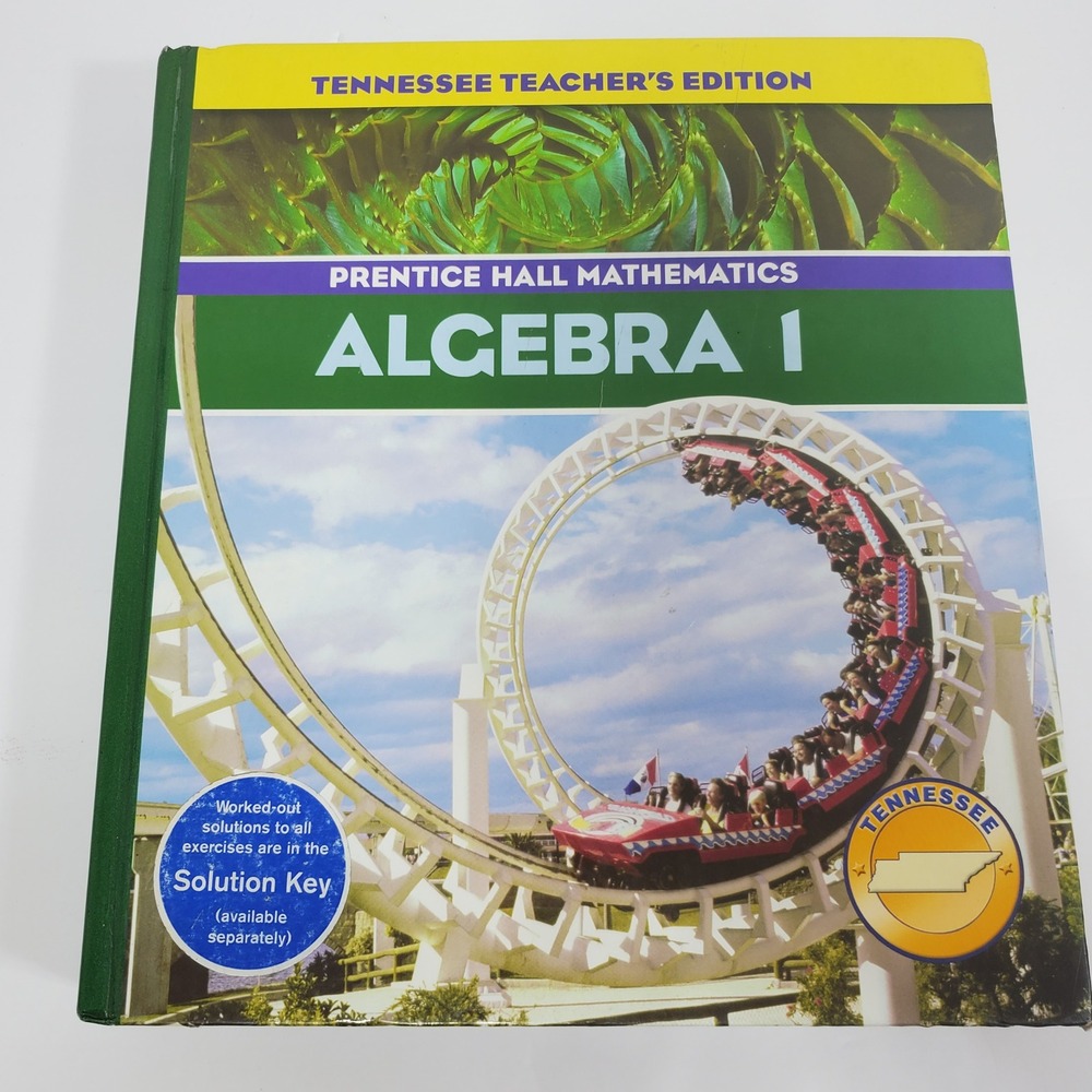 Prentice Hall Algebra 1 Tennessee Teacher Edition‎ Textbook Green Excellent 2006